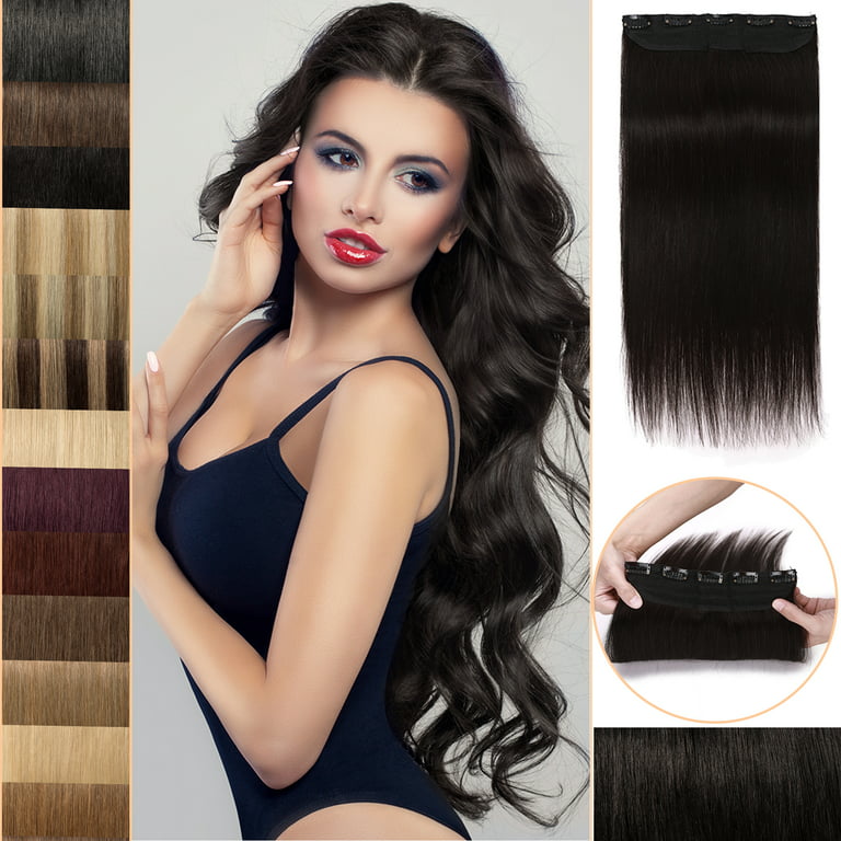 Feather Hair Extension Kit: 5 Real Bonded Thin Feathers with 3 Hair Crimps and Hair Threader. Natural Colors, Blond, Brown, Grizzly, Black