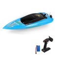 thumbnail image 1 of Barco de carreras teledirigido de alta velocidad para niños, barco de carreras de 25 KM/H, 2,4G, modelo a prueba de agua, barco eléctrico teledirigido, juguetes de regalo para niños Fivean unisex, 1 of 2