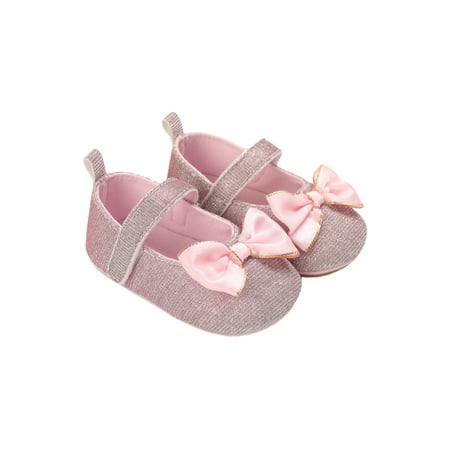 

TFFR Spring Autumn Toddlers Princess Shoes Breathable Baby Girls Bow Decoration Soft Sole Shoes Infant Non-slip Prewalker