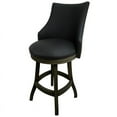 thumbnail image 2 of Home Square 26" Wood Counter Stool in Black & Dark Shadow - Set of 3, 2 of 2