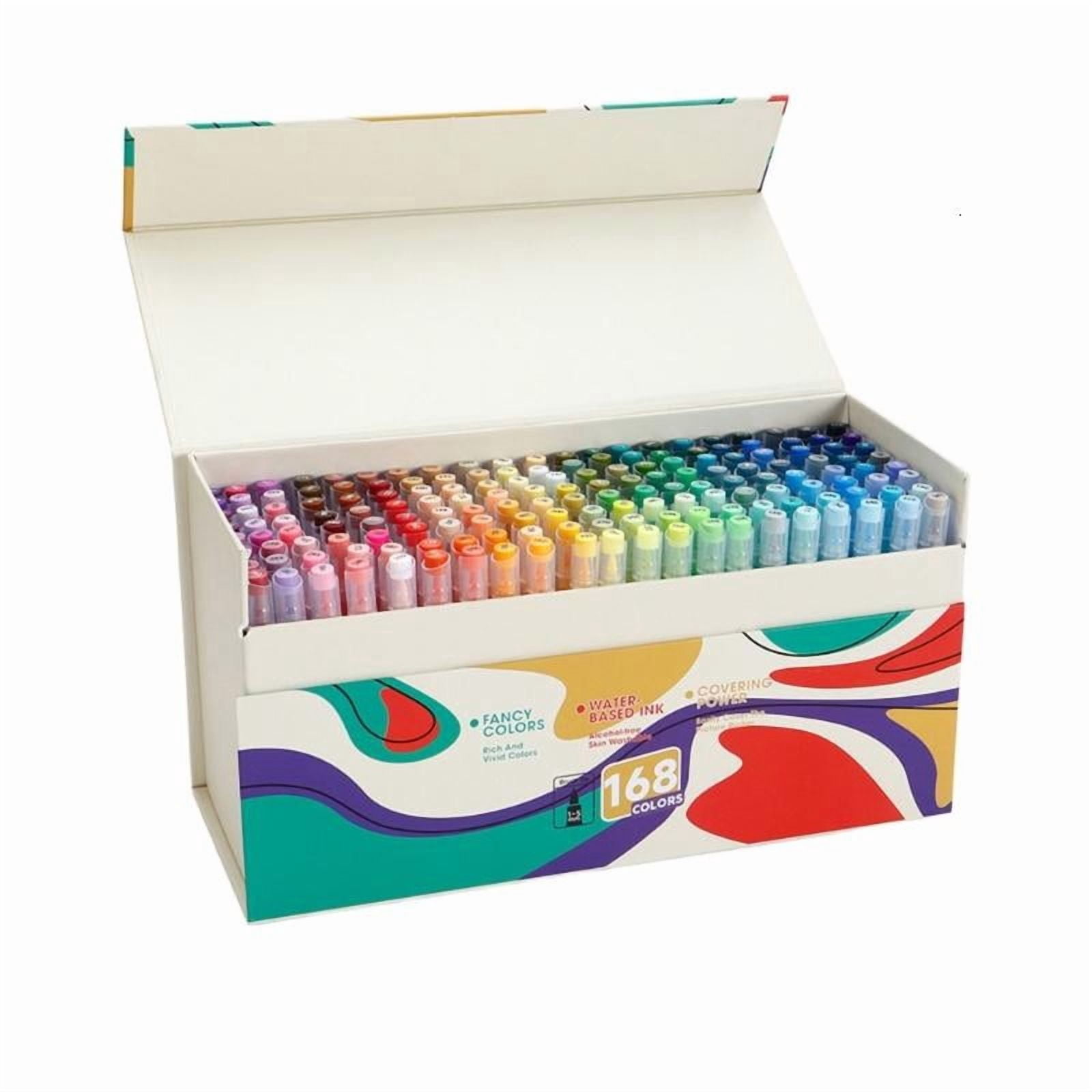 CEORPER Acrylic Marker Brush Tip for Card Making Painting on Paper Wood Canvas