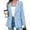 Light Blue, variant on WRFWUL Womens Classic Double Breasted Blazer Jacket Long Sleeve Gold Button Office Lady Formal Work Suit Coat with Pockets