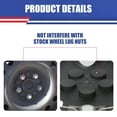 thumbnail image 3 of 4Pcs/set Cover Hubcaps ,15 Inch Hubcaps Wheel Rims Cover for 2005-2008 TOYOTA COROLLA with Decoration Nuts Compatible With Steel Wheels and Snap On Installation PP Material（15-Inch, Lacquer), 3 of 8