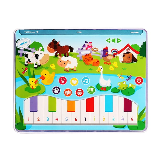 Toy Piano Keyboard Pad Music Lights Educación Temprana para niños