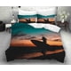 thumbnail image 1 of 3D Sunset Sky Beach Surf Funda nórdica Set Ropa de Cama Funda Nórdica Fundas de almohada 79, 1 of 3