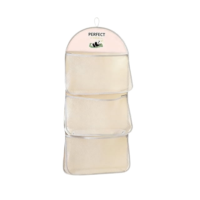 Bolsa organizadora de malla para colgar ropa, protector de prendas para armario, para colgar sobre la puerta o montar en la pared, ideal para el hogar, dormitorios y organización de armarios. Tejido