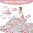 thumbnail image 3 of Pioneer Flower Floral Print Pattern Toddler Nap Mats for Kids Preschool,Sleeping Mat Bag or Kids,Toddler Sleeping Bag,Toddler Nap Mat or Daycare, 3 of 6