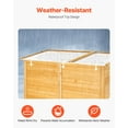 thumbnail image 7 of All-Weather Wooden & Metal Garden Shed, 55x67.5 Inch Waterproof Outdoor Storage, 7 of 7