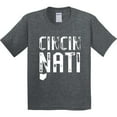 thumbnail image 3 of Inktastic Cincinnati, Ohio Distressed Font Youth T-Shirt, 3 of 5