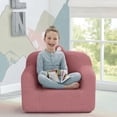 thumbnail image 2 of Silla Delta Children Sherpa Cozee Foam Kids Rose 63 x 46 x 47 cm, 2 of 7