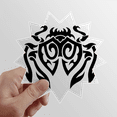 thumbnail image 1 of Illustration Noire Araignée Insecte Modèle Soleil Vinyle Autocollant Bagages Graffiti Fleur Autocollant, 1 of 3