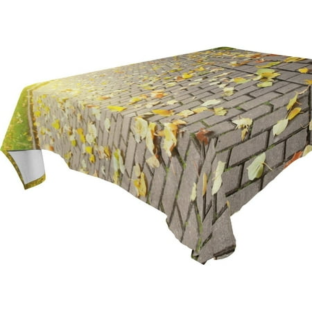 

POPCreation Autumn Leaves Tablecloth 60x84 inches