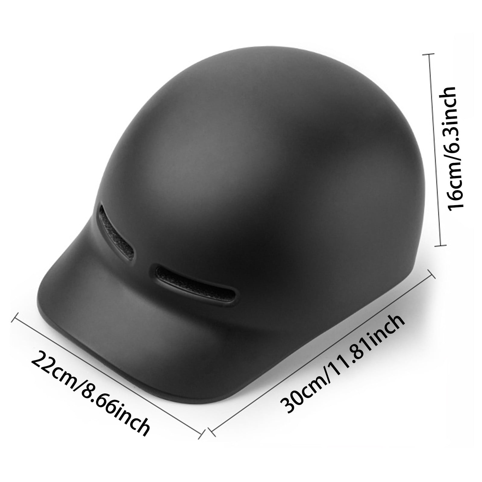 Adult Bike for Men & Women - Adjustable Baseball Cap Style Cycling - Lightweight for Commuting, Road Biking, Skating - Ventilated Sport