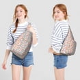 thumbnail image 3 of Paw Design Sling Backpack - Cute Cat Theme Shoulder Bag, Compact for Students & Fashionable Young People, 3 of 4