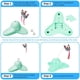 thumbnail image 5 of Juguetes interactivos para gatos, mariposa, ejercicio, divertido, eléctrico, aleteo, giratorio, juguete para gatos con repuesto (1 paquete, verde), 5 of 5