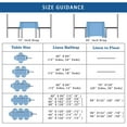 thumbnail image 4 of BESTKITTY Rectangle Tablecloth - 60 x 126 In - Navy Blue Rectangular Table Cloth for 8 Foot Table in Wable ester - Great for Wedding, Restaurant, Party, Banquet Decoration, 4 of 5