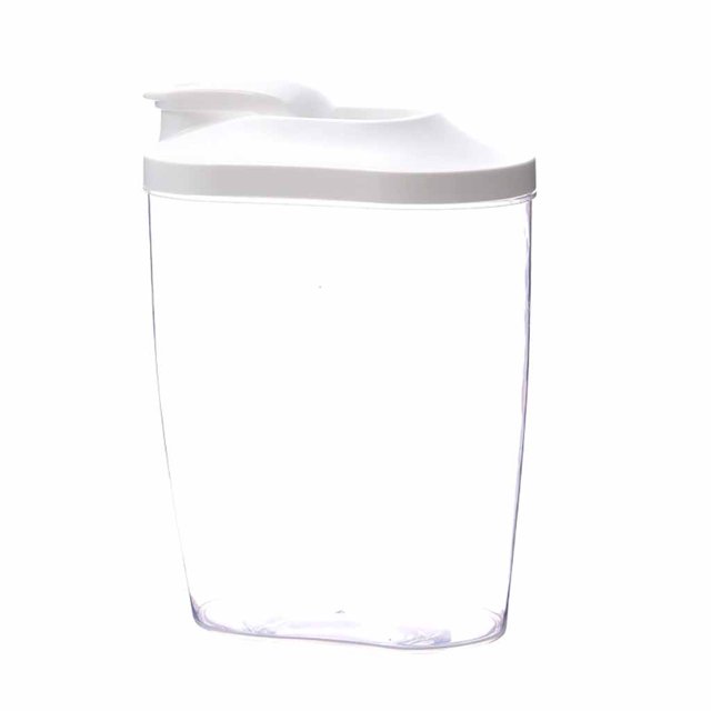 kiplyki Plastic Storage Box Cereal Dispenser Kitchen Food Grain Rice Container Nice