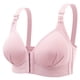 thumbnail image 1 of WILLBEST Brasier Sin Varillas Sujetador Fino Sin Aros De Acero Para Mujer, Color Liso, Con Botones Delanteros, Transpirable, Con Frunces, Ropa Interior Cómoda., 1 of 3