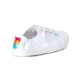 thumbnail image 5 of Wonder Nation Unisex Kids Lace-Up Fashion Sneakers, Closed Toe White, Size 13, 5 of 6