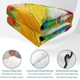 thumbnail image 4 of Queen Quilt Set 90''x96'', Colorful Pigment Lightweight Summer Bedspread Coverlet Set with 2 Pillow Shams, Abstract Color Block Oil Painting Breathable All Season Quilt Bedding for Bedroom/Guest Room, 4 of 9