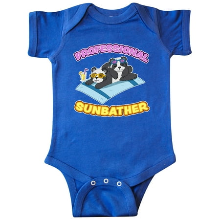 

Inktastic Cute Baby Pandas Professional Sunbather Gift Baby Boy or Baby Girl Bodysuit