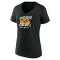 thumbnail image 2 of Women's  Black Chicago White Sox Smothered Fries V-Neck T-Shirt, 2 of 3