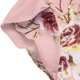thumbnail image 5 of Sonducket Camiseta de mujer Camiseta plisada estampada Top Cuello Blusa de manga corta Prendas para la parte del cuerpo Rosado XXL, 5 of 5
