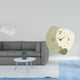 thumbnail image 2 of Cesta de almacenamiento colgante,Cesta de almacenamiento para gabinete organizador de pared colgante,Reloj de pared,Reloj de pared silencioso Reloj de pared nórdico Decoración del, 2 of 8