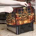 thumbnail image 2 of Toaster Cover For 2 Or 4 Slice, Two Or Four Slice Toaster Hood Dust-Proof Cover For Home Kitchen Washable Small Appliance Fantasy Christmas Tree Deer (13), 2 of 5