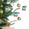 thumbnail image 6 of Gymnture christmas Christmas Wooden Hanging Ornament Truck Tree Decoration Farmhouse Crafts, 6 of 10