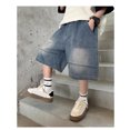 thumbnail image 5 of Boys Jean Shorts Slim Fit Wide Leg Summer Trousers Short Boys Summer Clothes Teen Boys Clothes 10-12 Years Cute&nbsp;Boy&nbsp;Clothing, 5 of 7