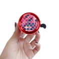 thumbnail image 5 of WIRESTER Bicycle Bell Red Aluminum Alloy Mini Bike Bell With Ring Horn Accessories for Adults Men Women Kids Girls and Boys - Pink Mermaid Scales, 5 of 7