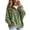#0080-Green, variant on Hoodies for Women Pullover Hooded Henley Button Long Sleeve Corduroy Texture Tops for Women Loose Fit Y2K Trendy Boho Womens Tops