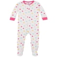 thumbnail image 2 of Pyjama en Coton Ajusté à Pieds pour Bébé et Fillette, Lot de 2, 2 of 12