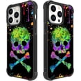 thumbnail image 3 of Graffiti Skull Designed for iPhone 14 Pro Max Case [Military Grade Anti-Drop] Hard PC Back Soft Bumper Cover Non-Slip Scratchproof Shockproof Slim Protective Case for iPhone 14 Pro Max 5G, 3 of 12