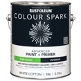 thumbnail image 3 of Rust-Oleum Colour Spark™ Paint + Primer, Interior Semi-Gloss, White Cotton 3.78 L, 3 of 4