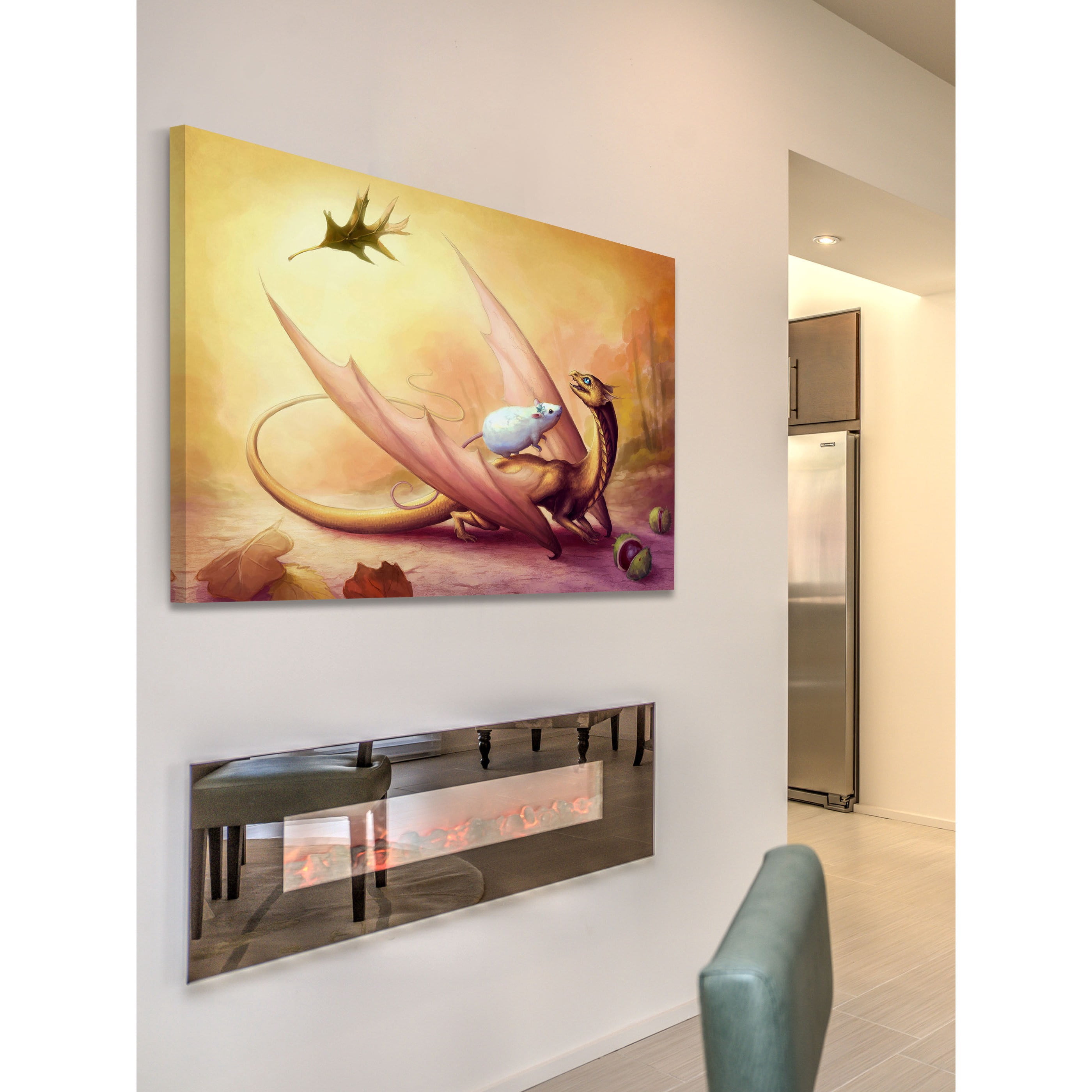 Marmont Hill "Autumn Drake" Painting Print on Canvas