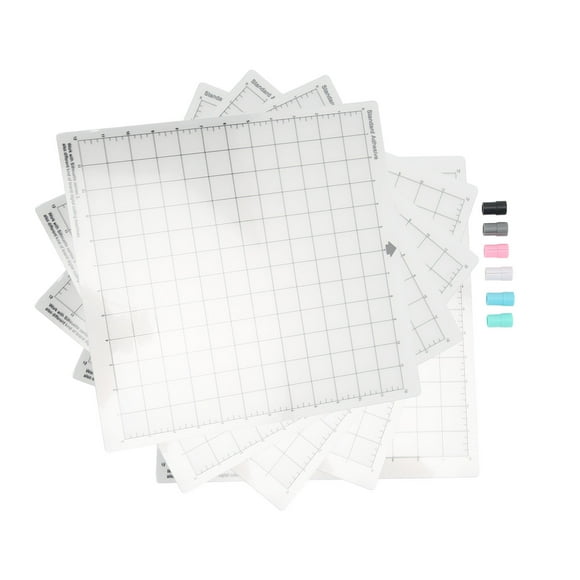 Cutting Machine Tool Accessories,5PCS 12x12in Cutting Mat Self Healing Cutting Mat Grid Cutting Mat Crafted with Care