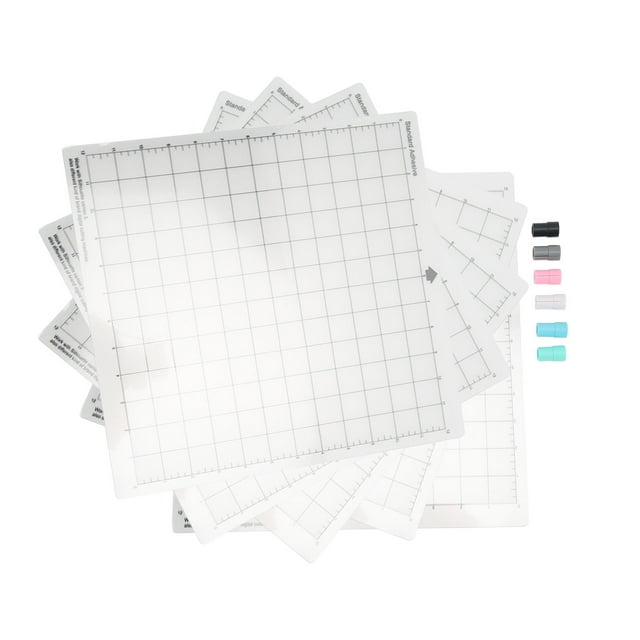 Cutting Machine Tool Accessories,5PCS 12x12in Cutting Mat Self Healing Cutting Mat Grid Cutting Mat Crafted with Care