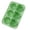 B003- Light Green, variant on Silicone Ice Cube TraysforFreezer, 8X5 In, Black Silicone, Heart Shaped Molds, Rose Molds, Silicone Molds, Ice Cube Molds, 1 Pc, Chilled Drinks, Valentine Entertaining