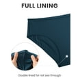 thumbnail image 5 of CRZ YOGA Mid Waisted Bikini Bottoms for Women Full Coverage Bathing Suit Swimsuit Basic Swim Briefs, 5 of 6
