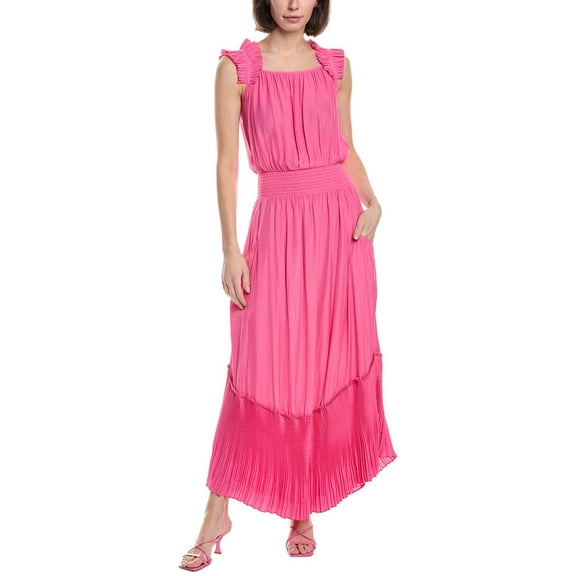 Ramy Brook womens  Baylor Maxi Dress, XL, Pink