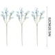thumbnail image 3 of Pack de 3 flores artificiales de gypsophila - Ramo azul de aliento de bebé de 52 cm para bodas y decoración del hogar, flores de plástico que no se desvanecen, no hace falta agua, 3 of 3