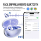 thumbnail image 3 of Audífonos 360° Inalambricos Bluetooth Gimnasio Micrófono Hd Sonido Hifi Xtellar morado, 3 of 4