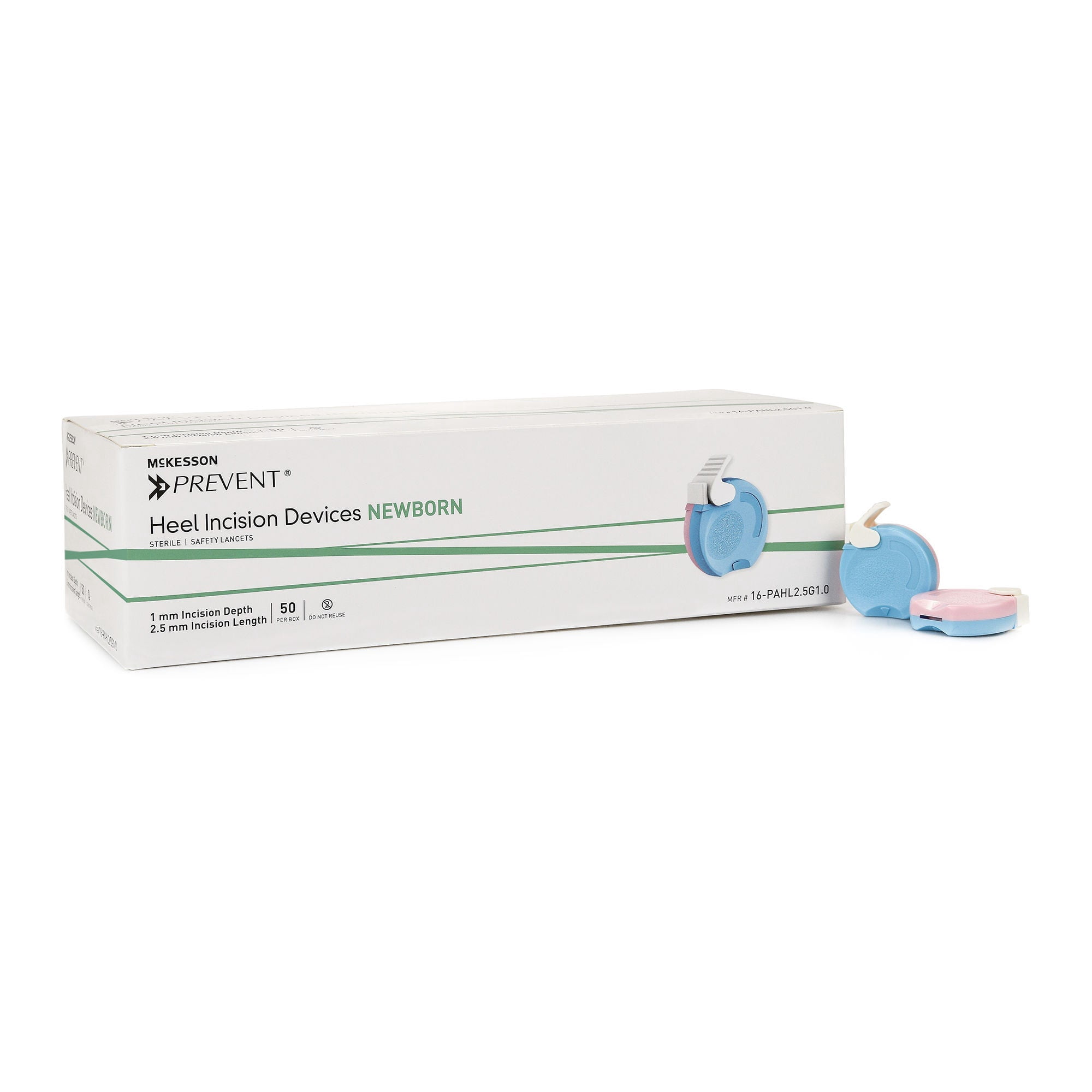 McKesson Prevent Pediatric Lancet Blade 1.0 mm Depth 1 Box(s), 50 /Box