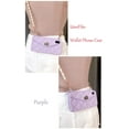 thumbnail image 2 of Wallet Case Compatible with iPhone 7 / iPhone 8, Pretty Luxury Bag Design, Purse Flip Card Pouch Cover Soft Silicone Case with Handstrap Long Shoulder Strap Apply to iPhone SE2 SE3 Purple, 2 of 8