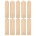 thumbnail image 1 of 10pcs Wood Blank Bookmarks Unfinished Wood Tags Creative Wooden Craft Bookmarks, 1 of 8