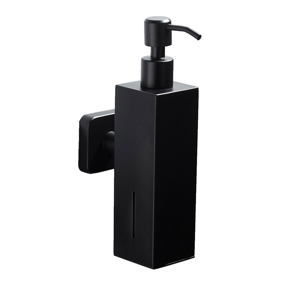 Wallmounted Bathroom Liquid Soap Container Dispenser Stainless Steel