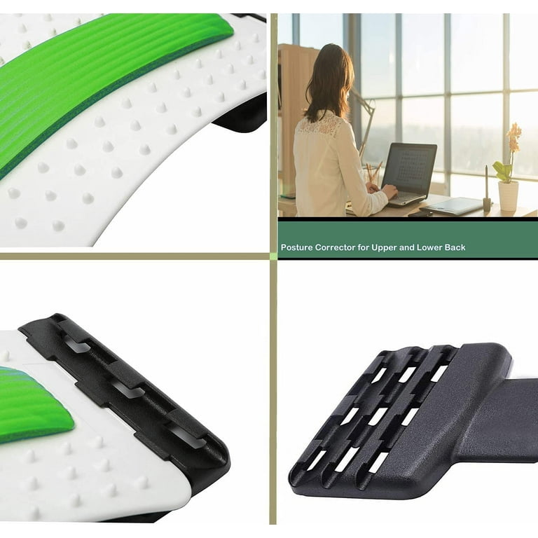 ChiFit Market Recommended Lumbar Back Stretcher Device Posture Improve Green