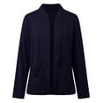 thumbnail image 4 of Vestes Décontractées pour Femmes Cardigan Léger à Manches Longues avec Poches Manteau Élégant pour Dames, 4 of 8